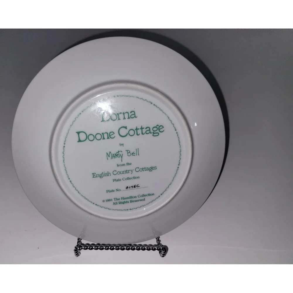 Lorna Doone Cottage Plate‎ by Marty Bell